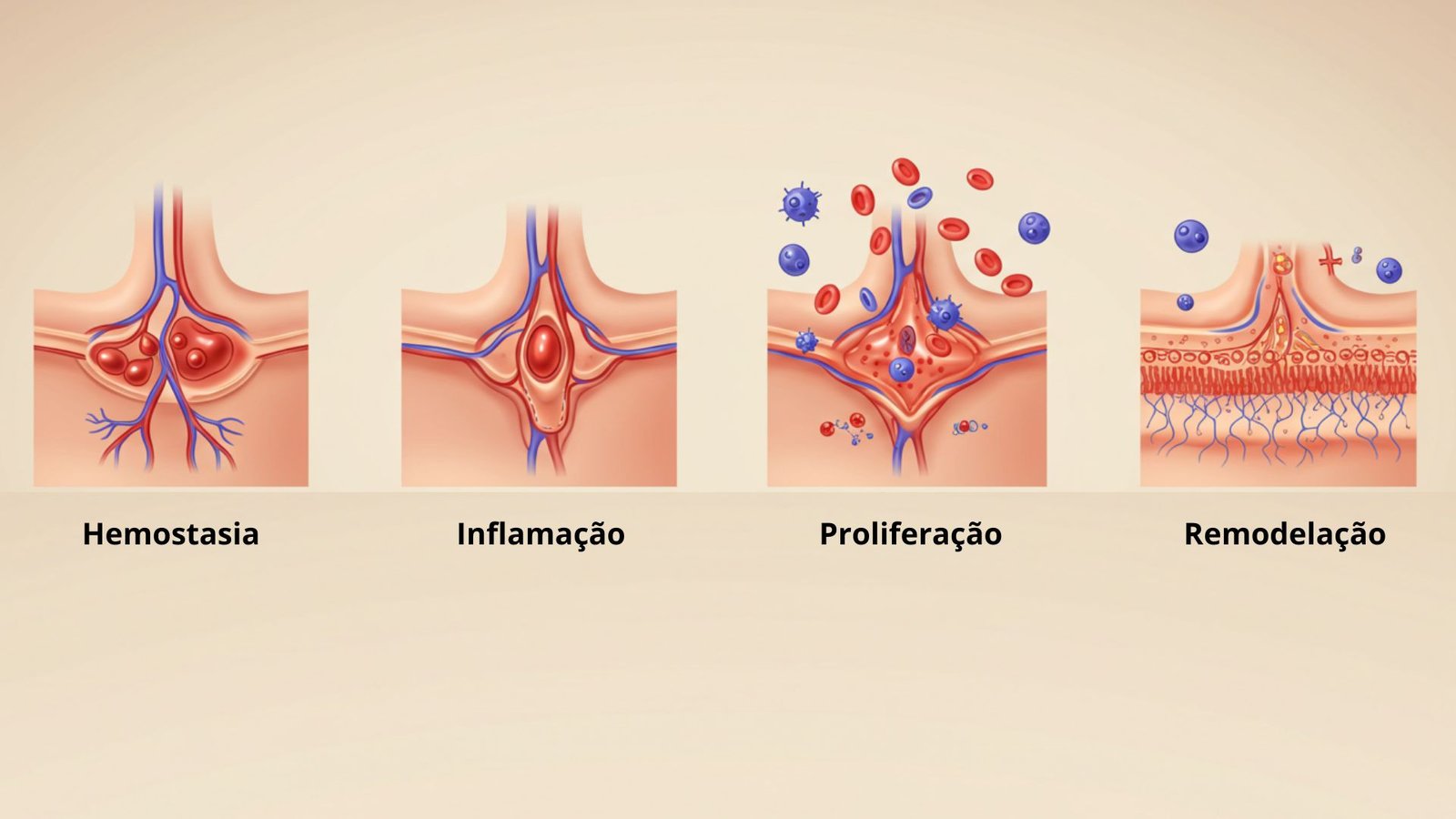 As 4 Fases da Cicatrização