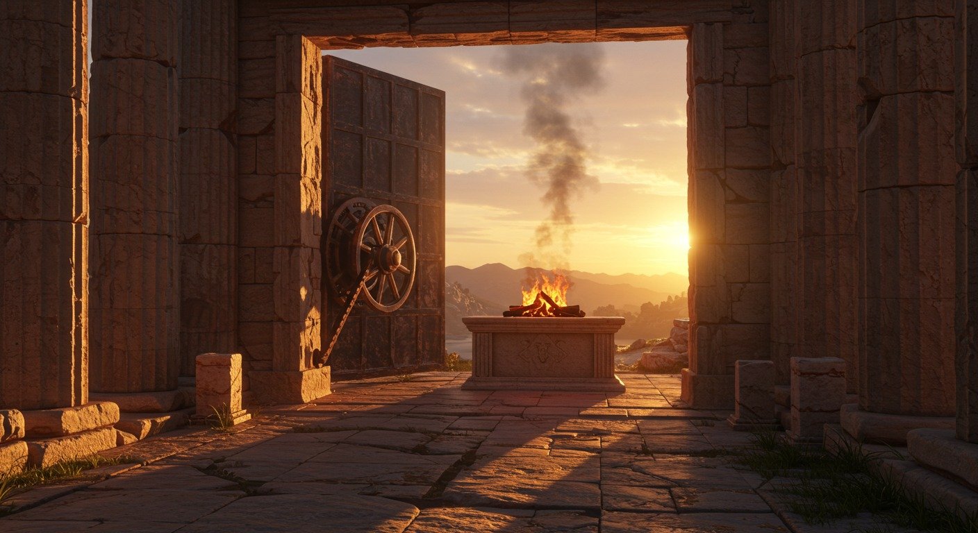 Porta automática de Herão de Alexandria