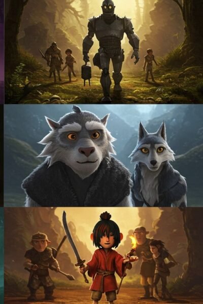 Cenas de animações subestimadas como Kubo, O Gigante de Ferro e Wolfwalkers