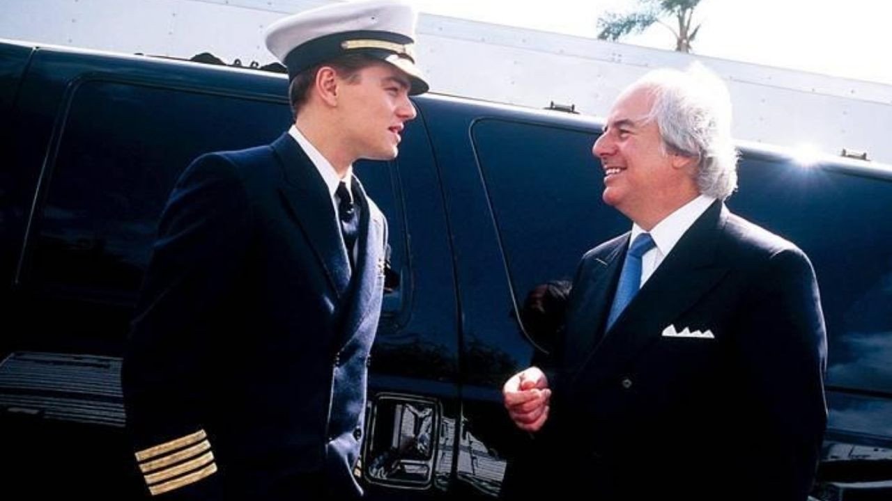 Leonardo DiCaprio e o verdadeira Frank Abagnale